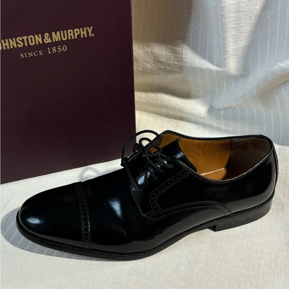 Johnston and Murphy sheep skin leather‎ 11.5 men’s shoes